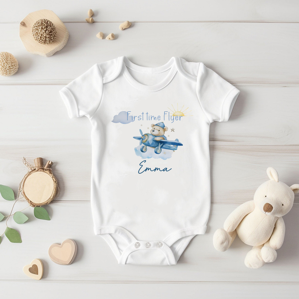 Baby Clothing Name - Детское боди с коротким рукавом и