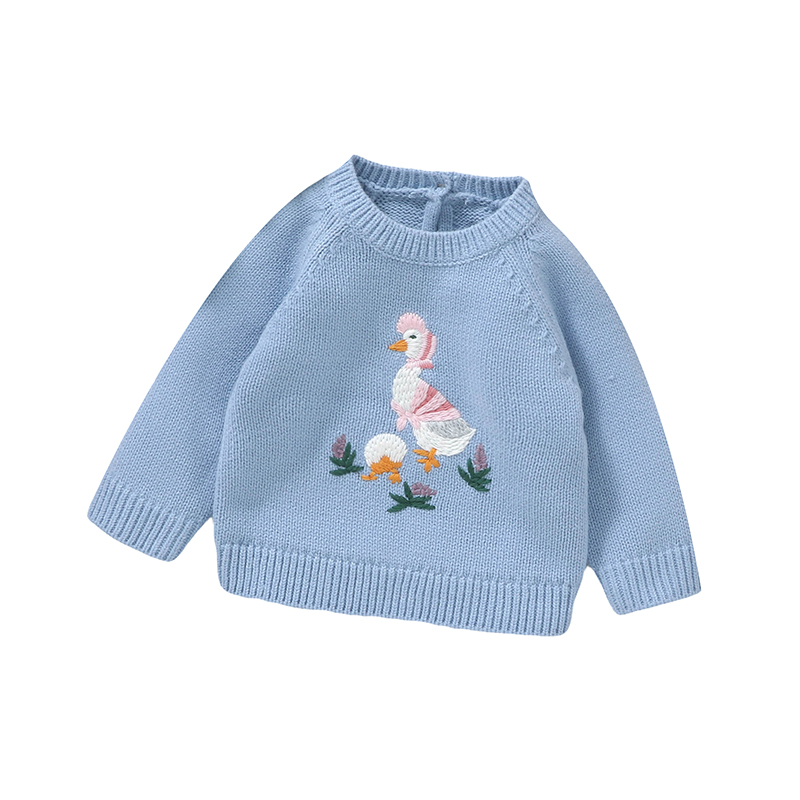 Baby Clothing Jumpers - Осенний детский свитер, милый пуловер с