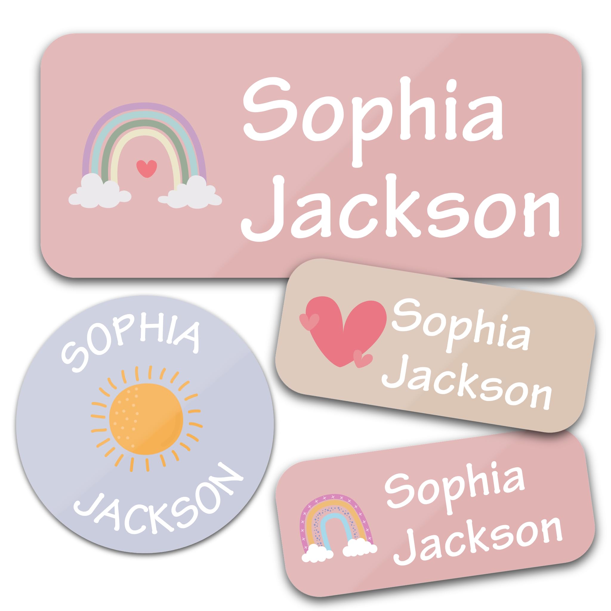 Baby Clothing Labels - Индивидуальные этикетки с именами, персонализированные прямоугольные