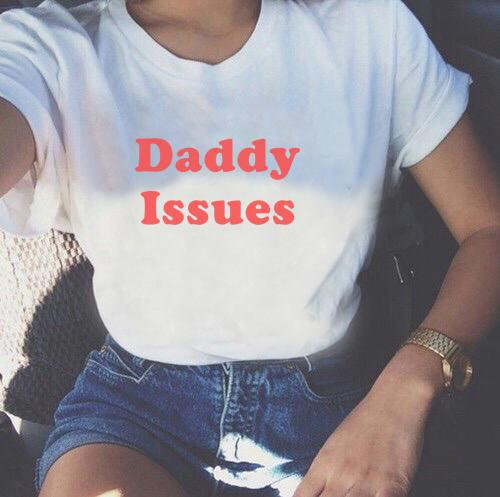 Baby Clothing High Quality - Skuggnas Daddy Issues Tumblr рубашка для