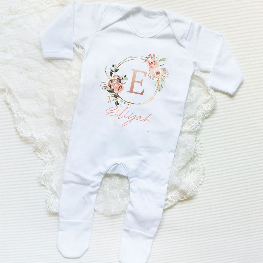 Baby Clothing Name - Персонализированный пижамный костюм для маленьких девочек
