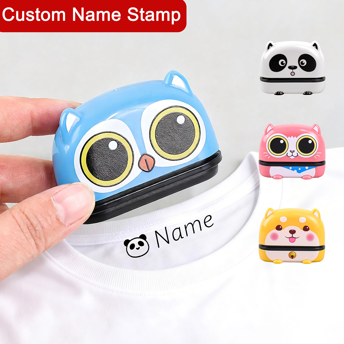 Baby Clothing Labels - Милый штамп с именем на заказ,