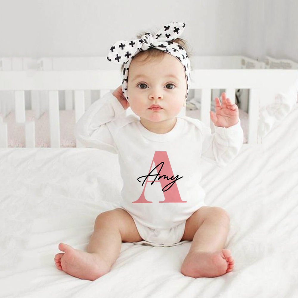 Baby Clothing Name - Комбинезон с именем для маленьких девочек,