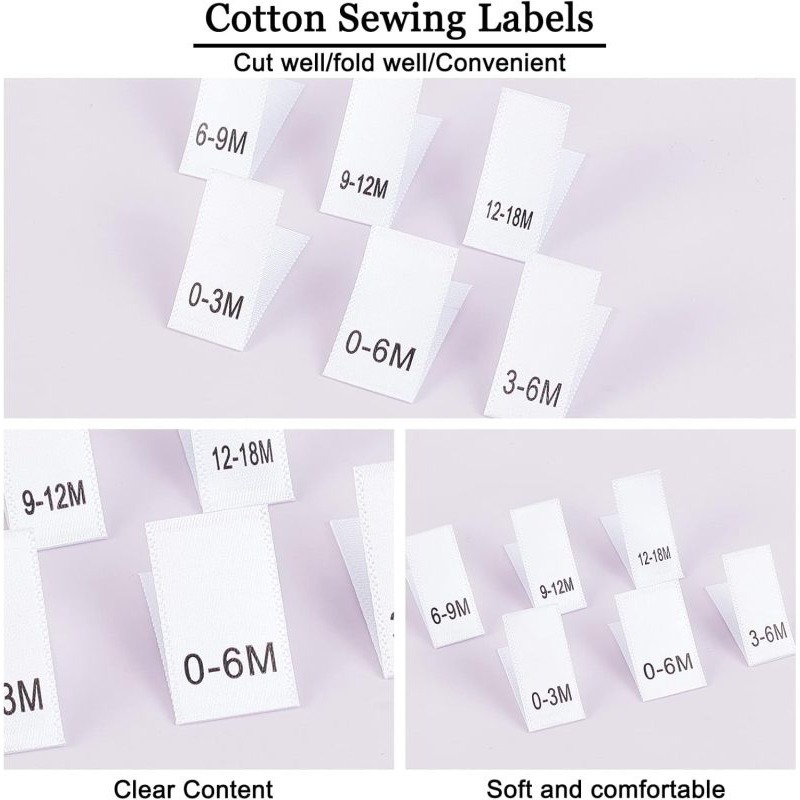 600 шт. этикетки на месяц одеж – обзор и цена Baby Clothing Labels