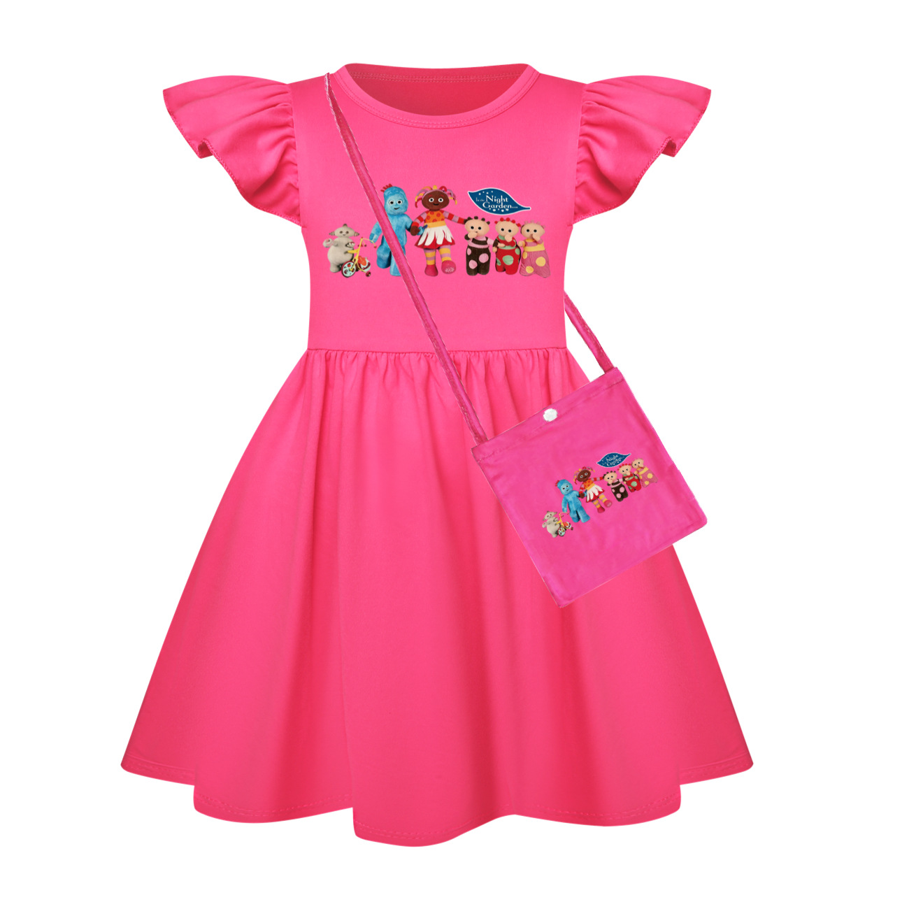 Детское платье с мультяшным пр – обзор и цена Baby Clothing Night