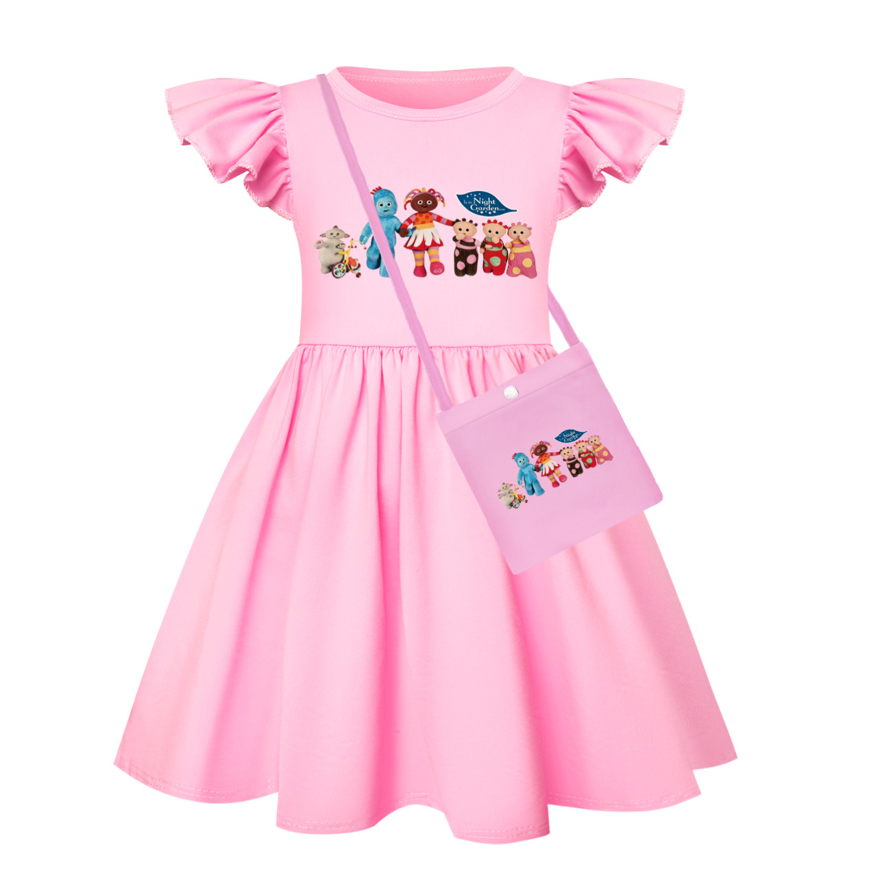 Детское платье с мультяшным пр – обзор и цена Baby Clothing Night