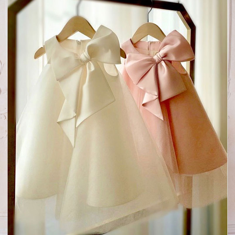 Летнее платье с большим бантом – обзор и цена Baby Clothing Accessories
