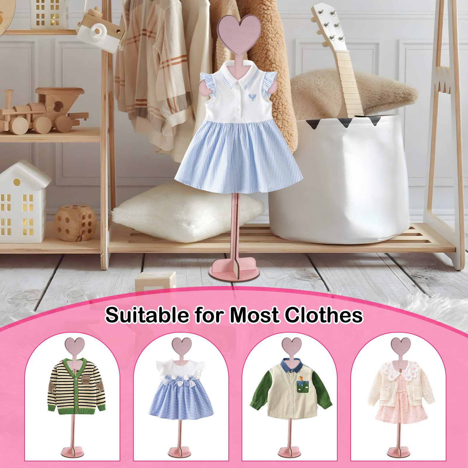 Деревянная подставка для детск – обзор и цена Baby Shop Clothing