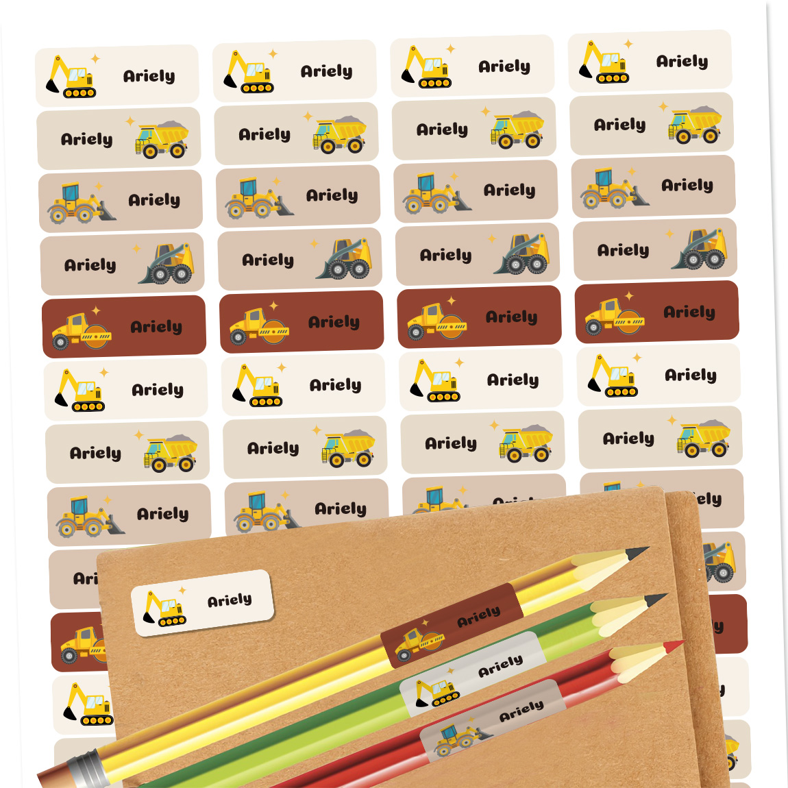 120 шт., наклейки с именем для – обзор и цена Baby Clothing Labels