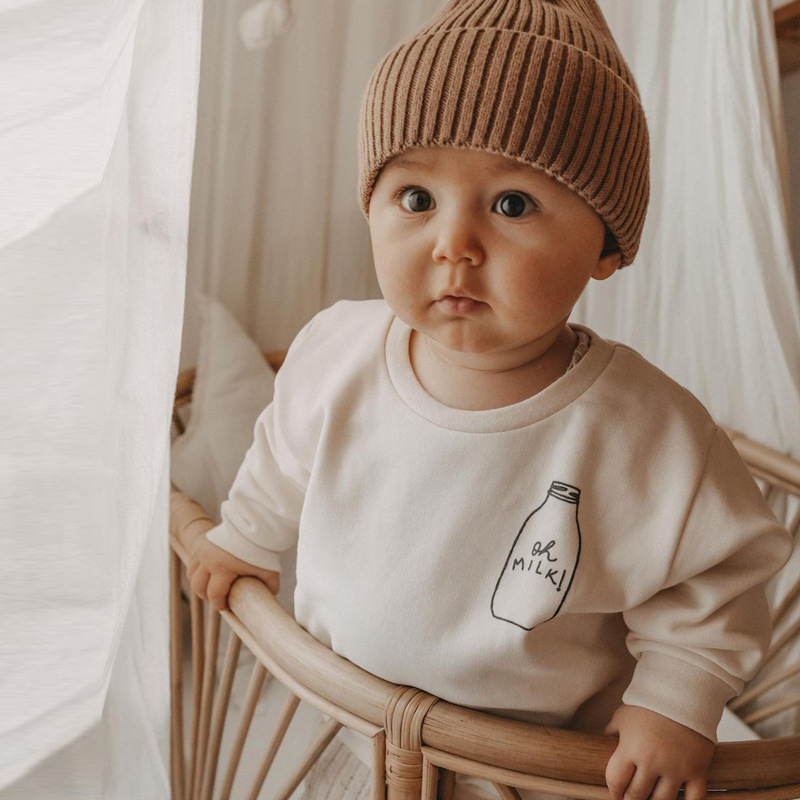 Детский Хлопковый пуловер с дл – обзор и цена Baby Clothing Organic Cotton