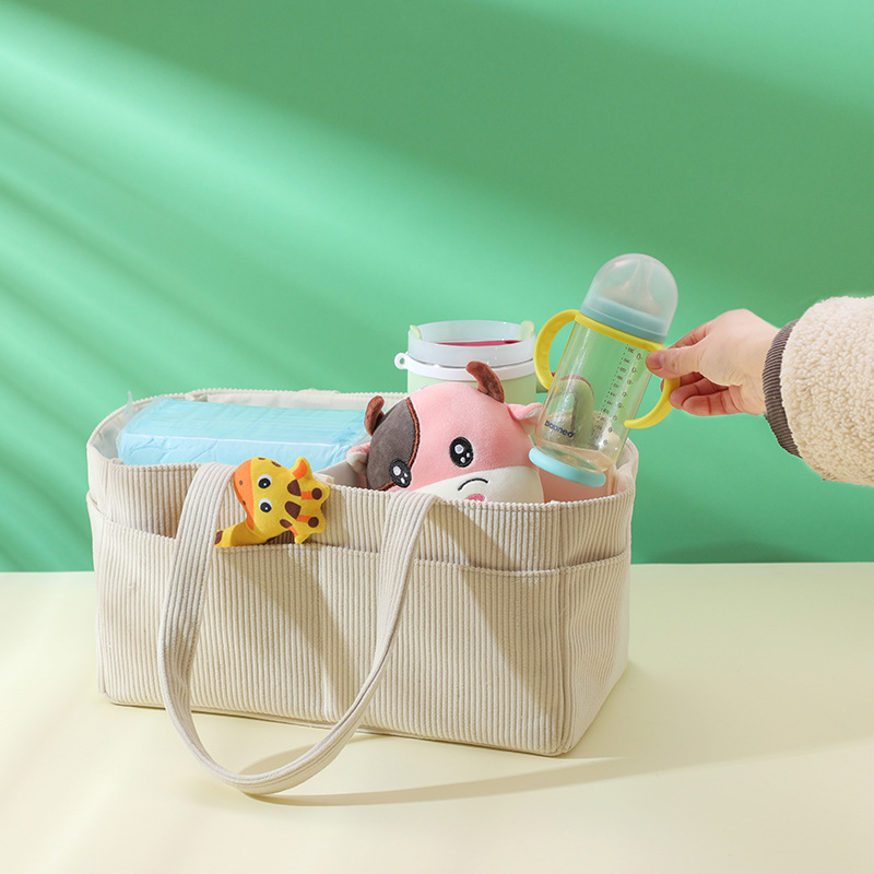 Новый вельветовый органайзер д – обзор и цена Baby Clothing Basket